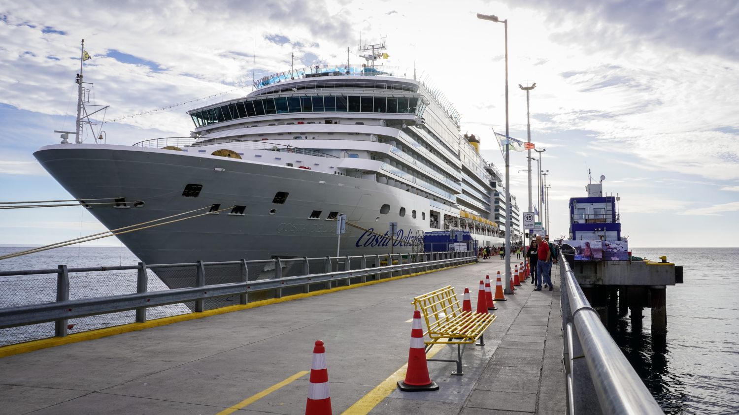 Con alrededor de 2000 pasajeros arribó a Puerto Madryn el crucero Costa Deliziosa